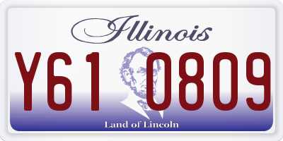 IL license plate Y610809
