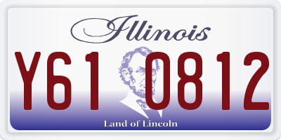 IL license plate Y610812