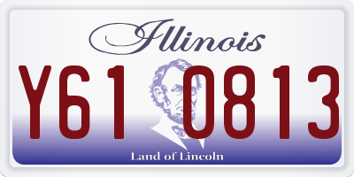 IL license plate Y610813