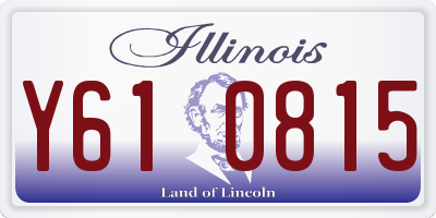 IL license plate Y610815