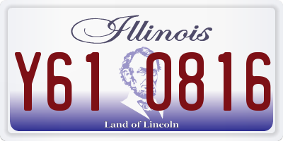IL license plate Y610816