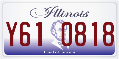 IL license plate Y610818