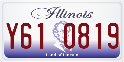 IL license plate Y610819