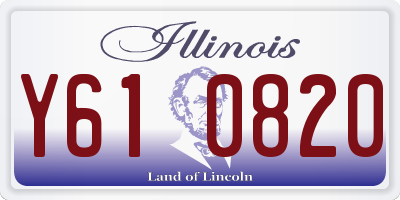 IL license plate Y610820