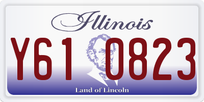 IL license plate Y610823