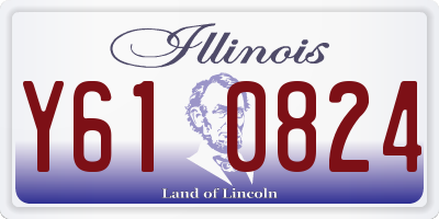 IL license plate Y610824