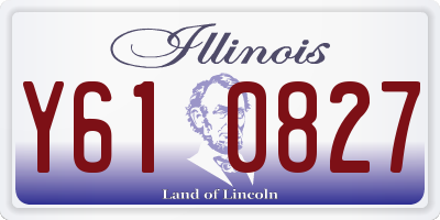 IL license plate Y610827