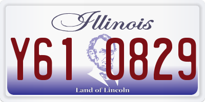 IL license plate Y610829