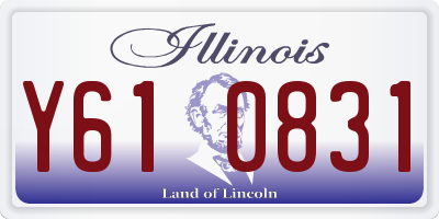 IL license plate Y610831