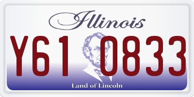 IL license plate Y610833