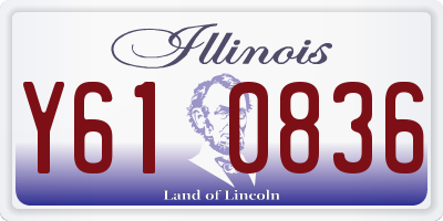 IL license plate Y610836