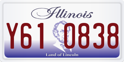 IL license plate Y610838