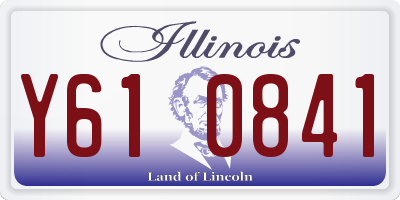 IL license plate Y610841