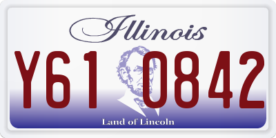 IL license plate Y610842