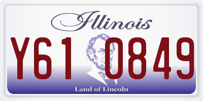 IL license plate Y610849