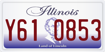 IL license plate Y610853