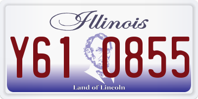 IL license plate Y610855