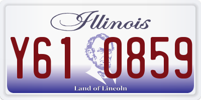 IL license plate Y610859