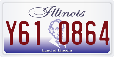 IL license plate Y610864