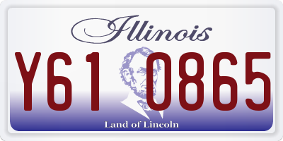IL license plate Y610865