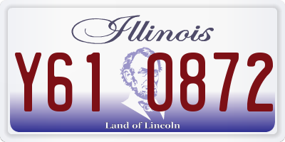 IL license plate Y610872