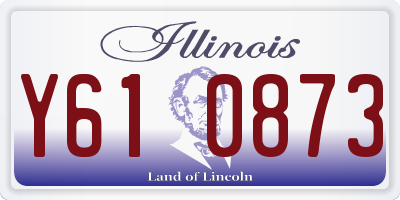 IL license plate Y610873