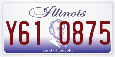 IL license plate Y610875