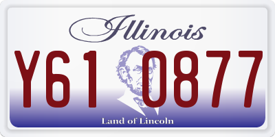 IL license plate Y610877