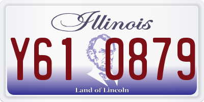 IL license plate Y610879