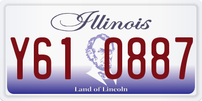 IL license plate Y610887