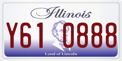 IL license plate Y610888