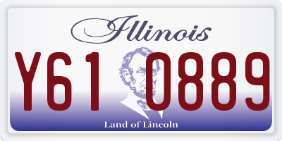 IL license plate Y610889