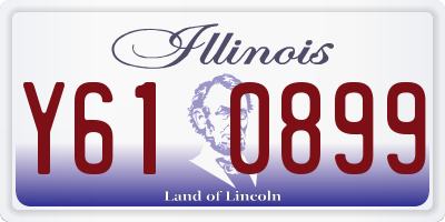 IL license plate Y610899