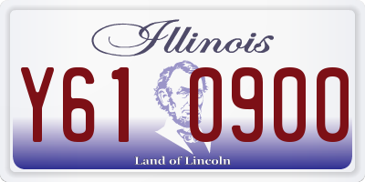 IL license plate Y610900