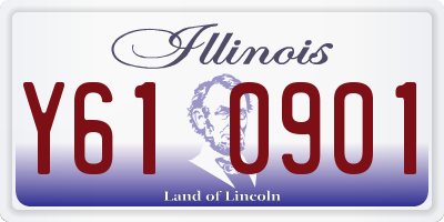 IL license plate Y610901