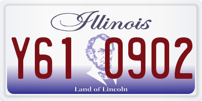 IL license plate Y610902