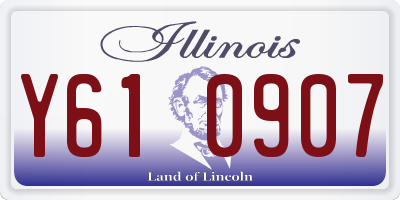 IL license plate Y610907