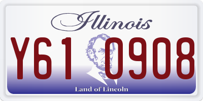 IL license plate Y610908