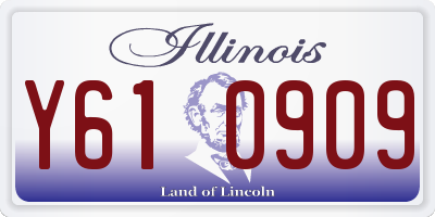 IL license plate Y610909