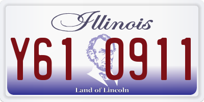 IL license plate Y610911