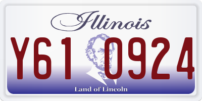 IL license plate Y610924