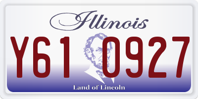 IL license plate Y610927