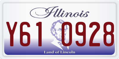 IL license plate Y610928