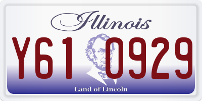 IL license plate Y610929