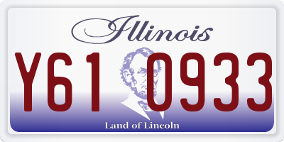 IL license plate Y610933