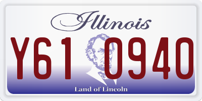 IL license plate Y610940