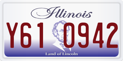 IL license plate Y610942