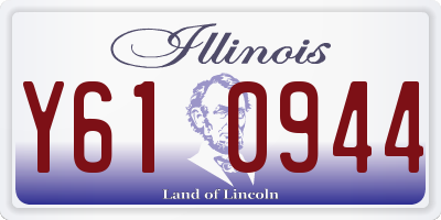IL license plate Y610944