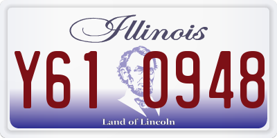 IL license plate Y610948