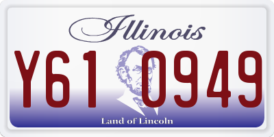 IL license plate Y610949